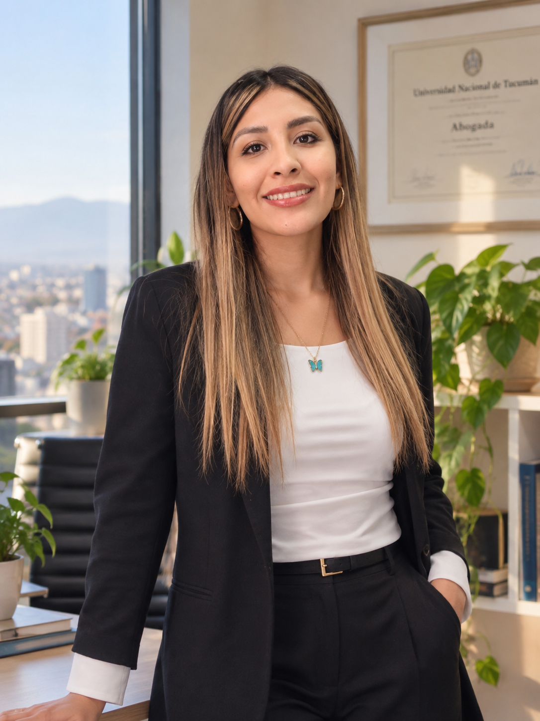 Dra. Julian (Alejandra) en su oficina